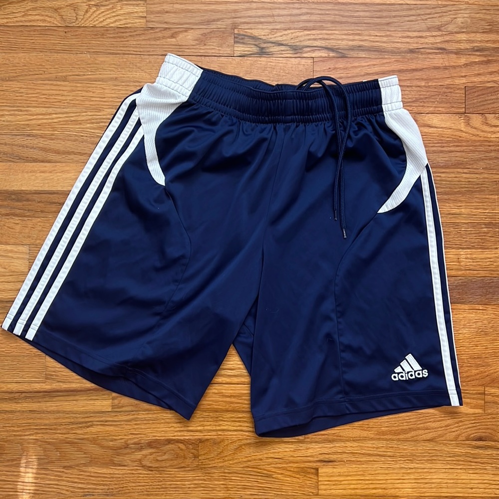 EUC Blue Mens Adidas Climacool Shorts. Large.